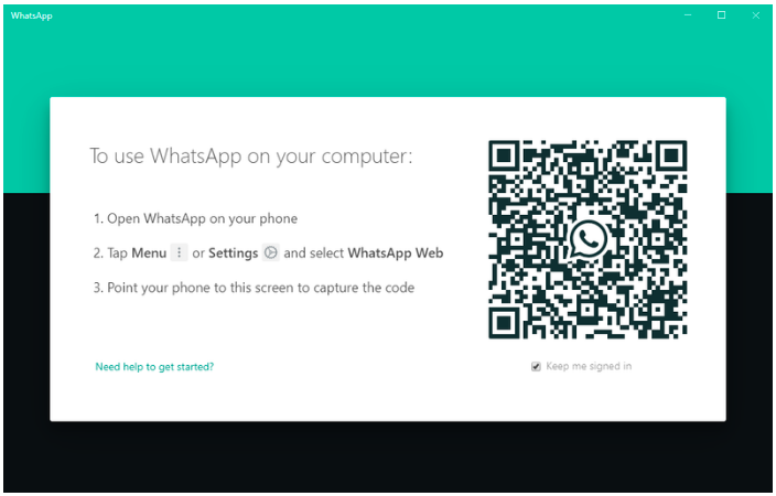 نسخه کامپیوتر Whatsapp